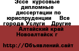 Эссе, курсовые, дипломные, диссертации по юриспруденции! - Все города Услуги » Другие   . Алтайский край,Новоалтайск г.